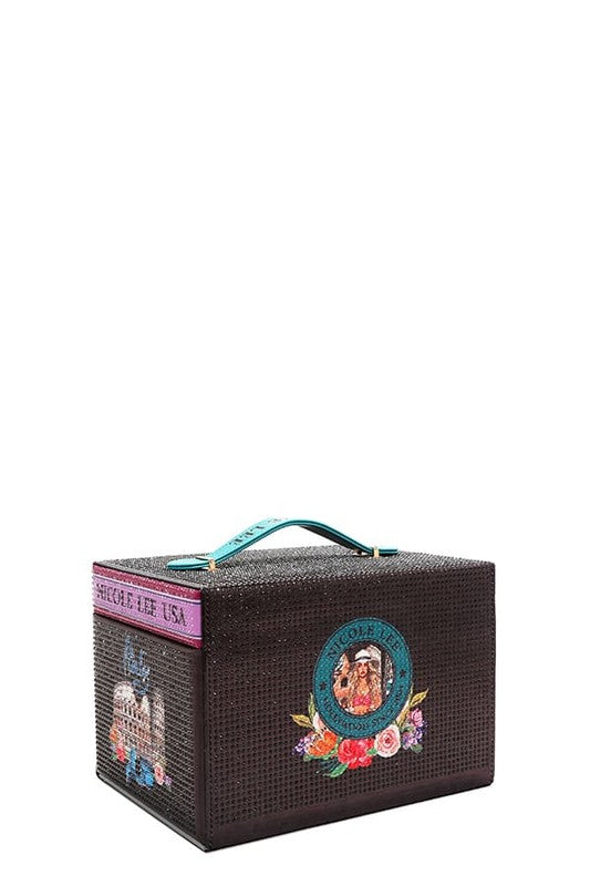Nicole Lee USA Rhinestone Jewelry Box