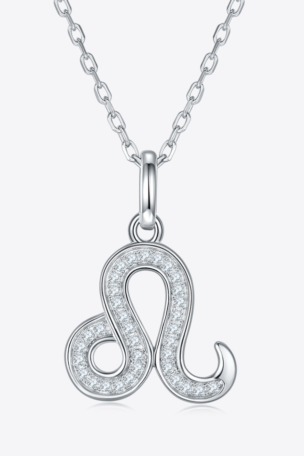 Moissanite Constellation Pendant Necklace Leo One Size
