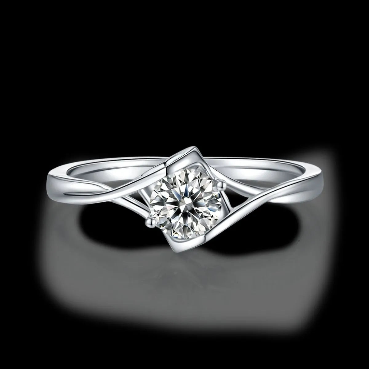 Moissanite 925 Sterling Silver Ring