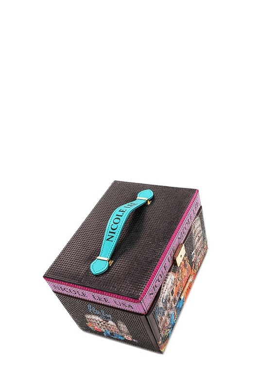 Nicole Lee USA Rhinestone Jewelry Box