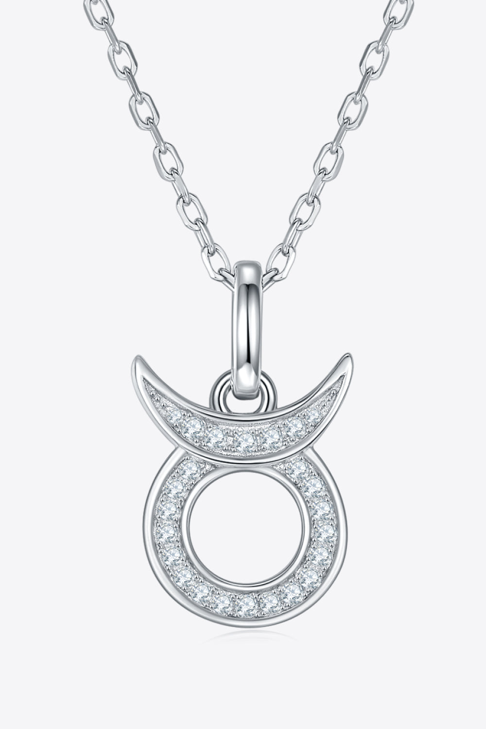 Moissanite Constellation Pendant Necklace Taurus One Size