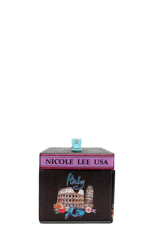 Nicole Lee USA Rhinestone Jewelry Box
