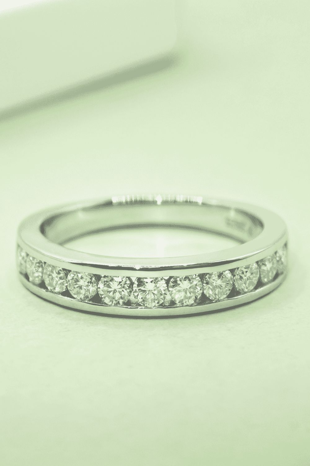 Moissanite 925 Sterling Silver Ring Silver