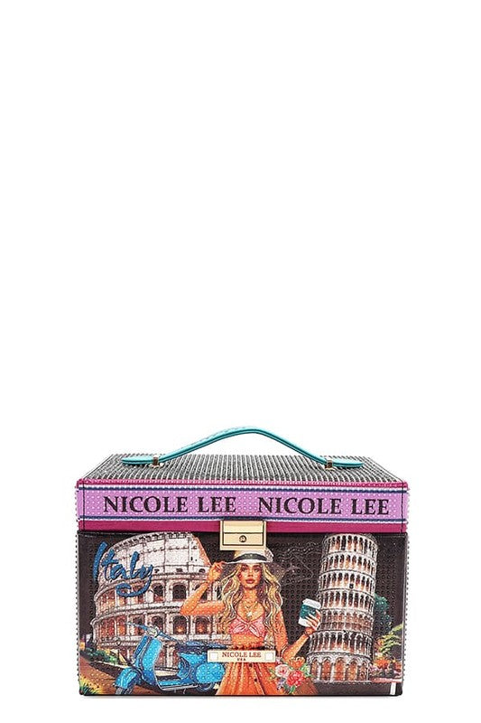 Nicole Lee USA Rhinestone Jewelry Box Black One Size
