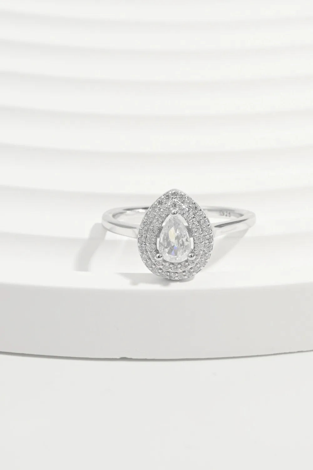 925 Sterling Silver Inland Zircon Ring Silver