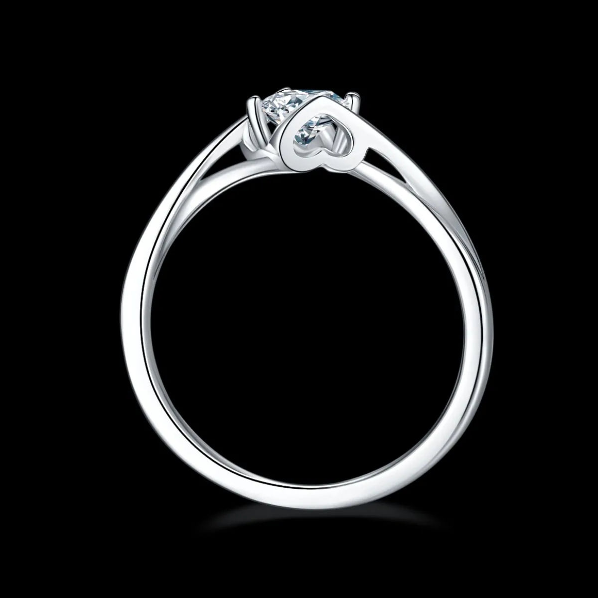 Moissanite 925 Sterling Silver Ring