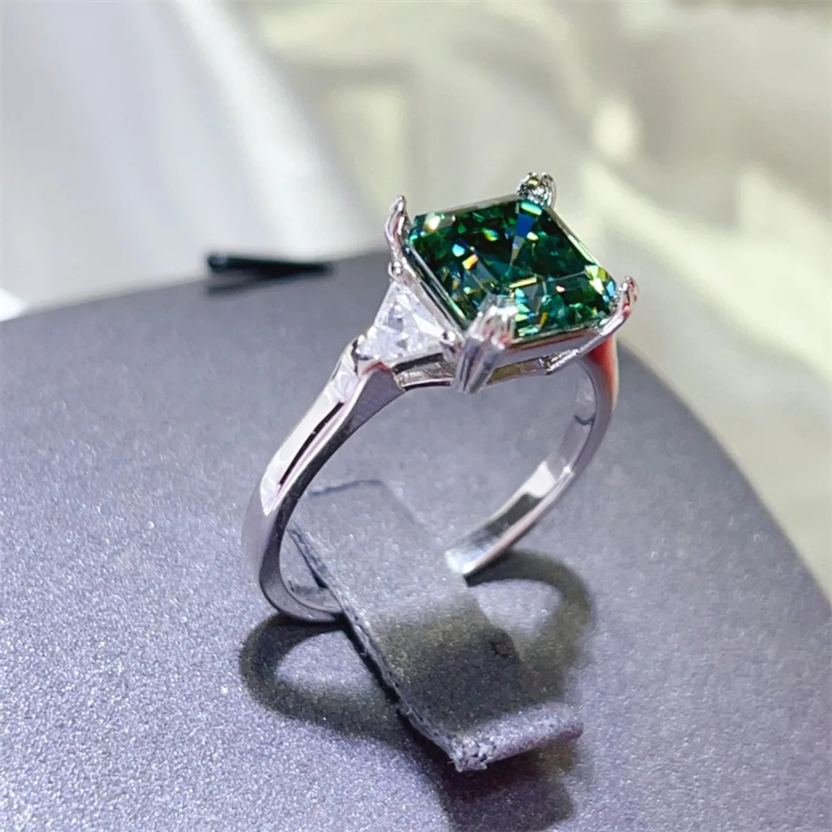 2 Carat Moissanite 925 Sterling Silver Ring