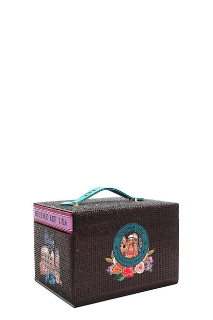 Nicole Lee USA Rhinestone Jewelry Box