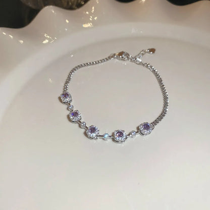 Copper Zircon Bracelet