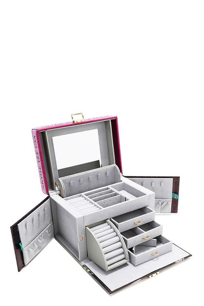 Nicole Lee USA Rhinestone Jewelry Box