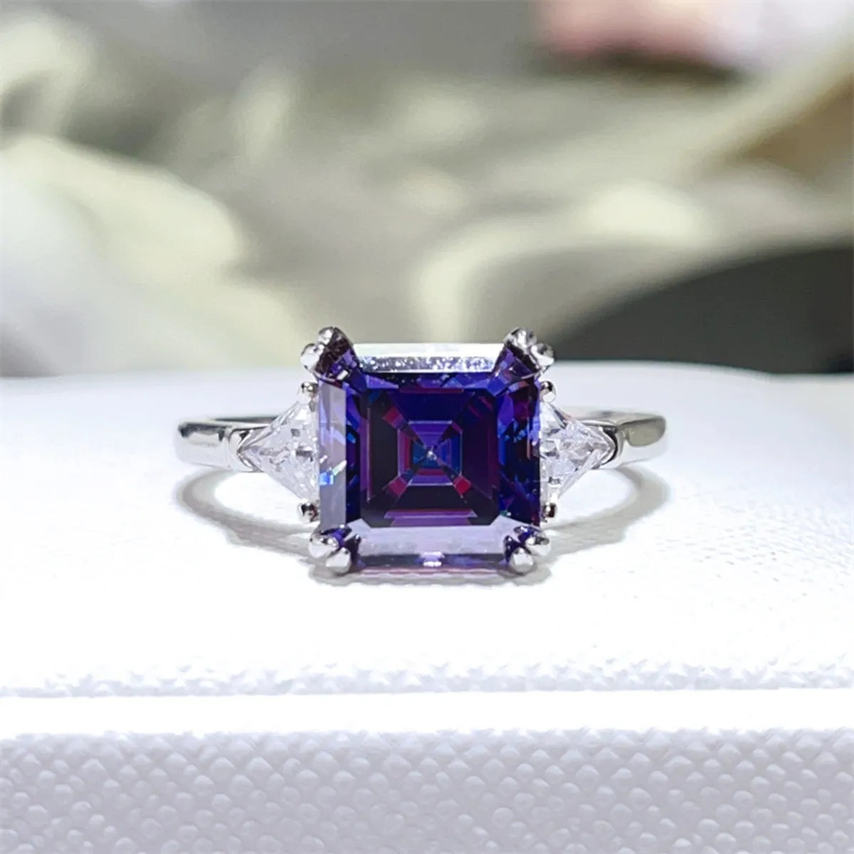 2 Carat Moissanite 925 Sterling Silver Ring