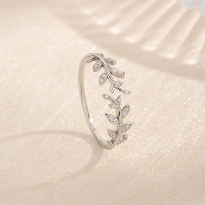 925 Sterling Silver Inland Zircon Open Ring