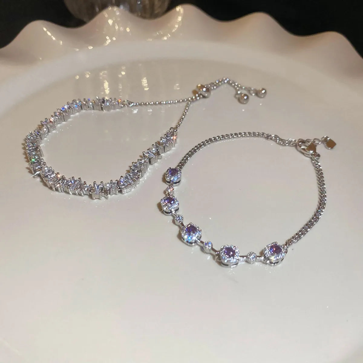 Copper Zircon Bracelet