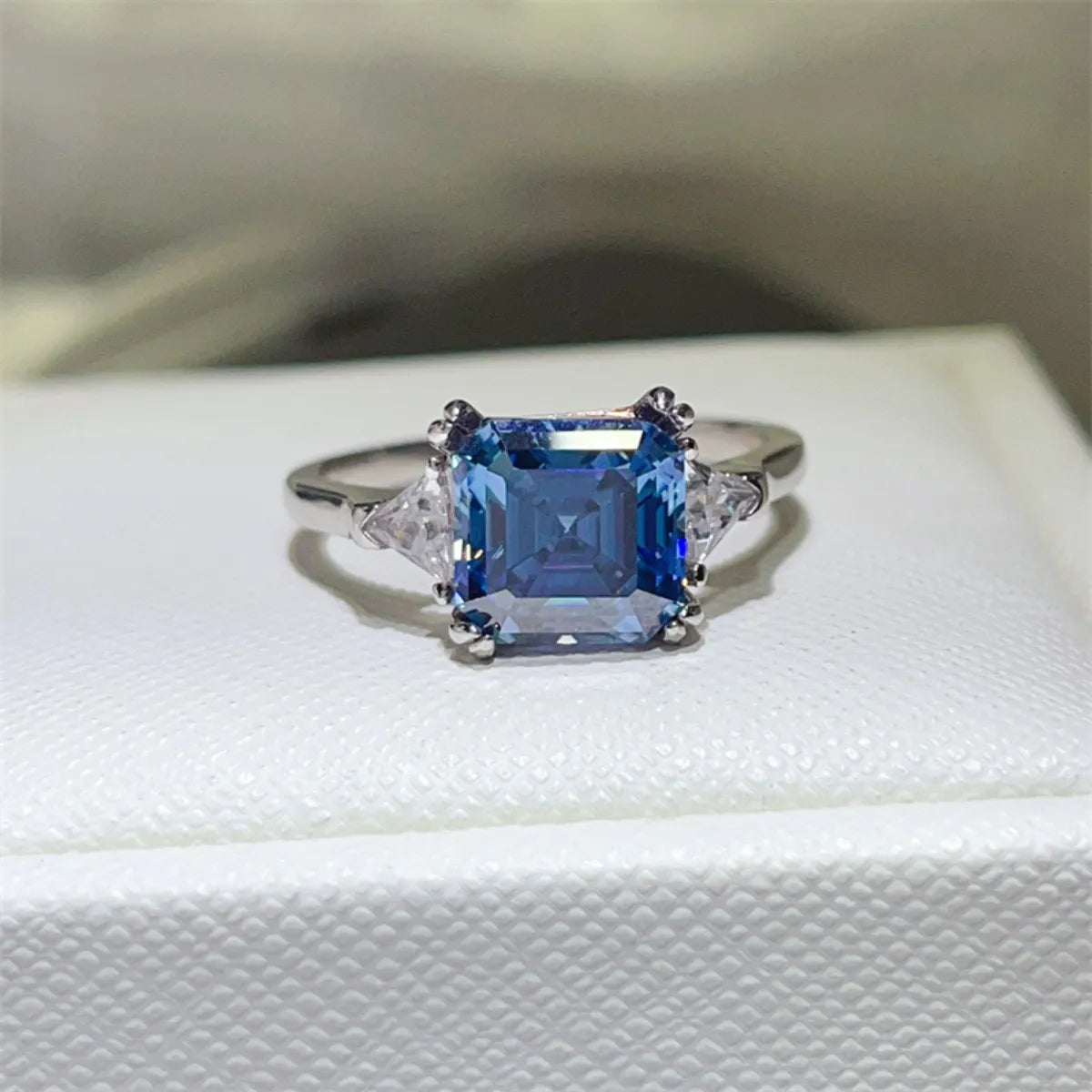 2 Carat Moissanite 925 Sterling Silver Ring