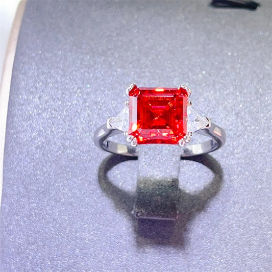 2 Carat Moissanite 925 Sterling Silver Ring