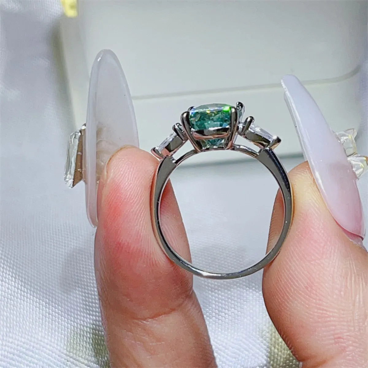 3 Carat Moissanite 925 Sterling Silver Ring