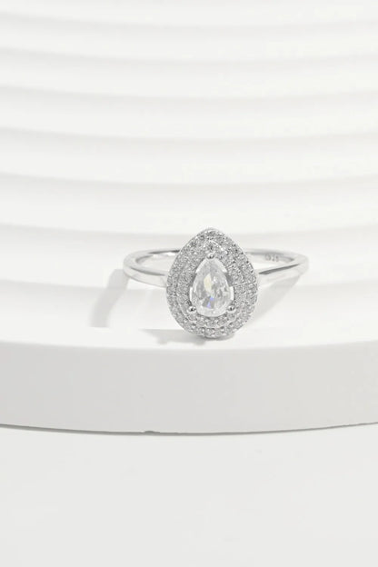 925 Sterling Silver Inland Zircon Ring Silver