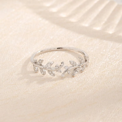 925 Sterling Silver Inland Zircon Open Ring