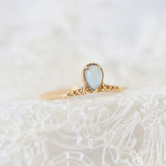 925 Sterling Silver Zircon Ring