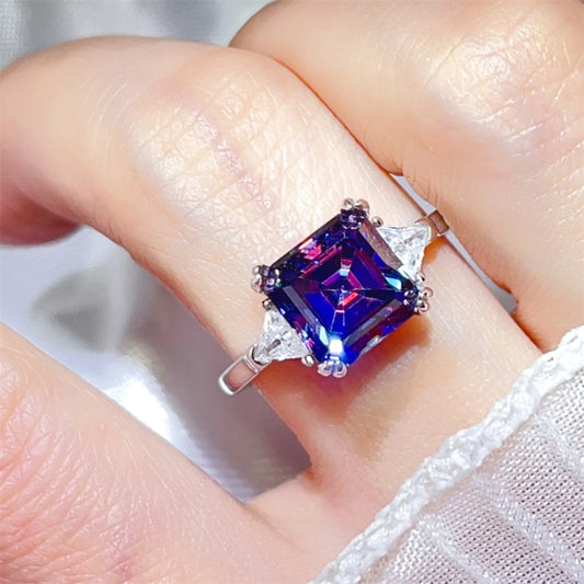 2 Carat Moissanite 925 Sterling Silver Ring