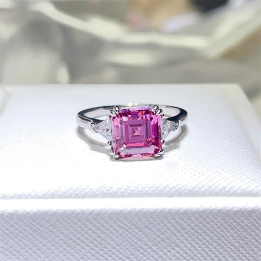 2 Carat Moissanite 925 Sterling Silver Ring