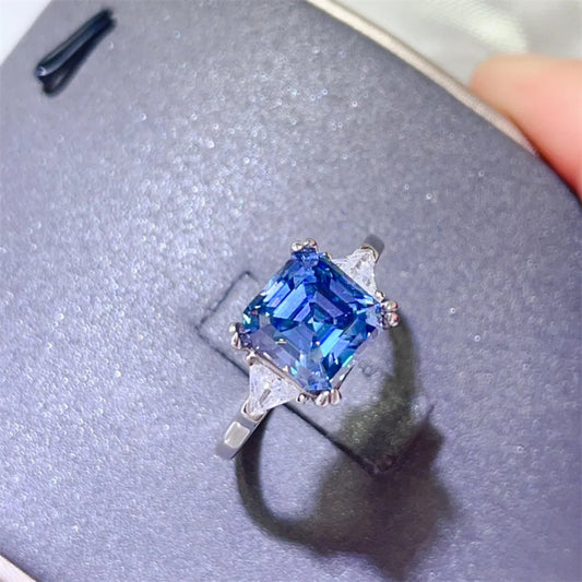 2 Carat Moissanite 925 Sterling Silver Ring