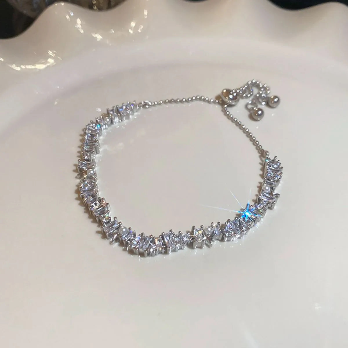 Copper Zircon Bracelet