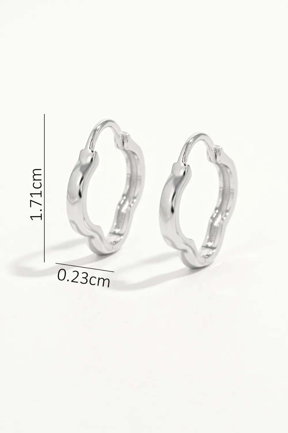 925 Sterling Silver Inlaid Zircon Earrings